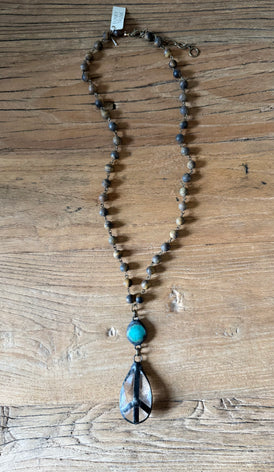 Handsoldered Peace Necklace