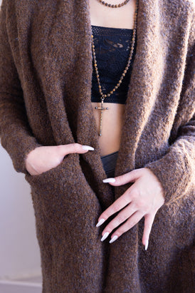 Artisan Cross Wrap Necklace