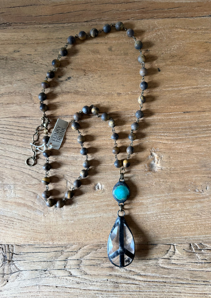 Handsoldered Peace Necklace