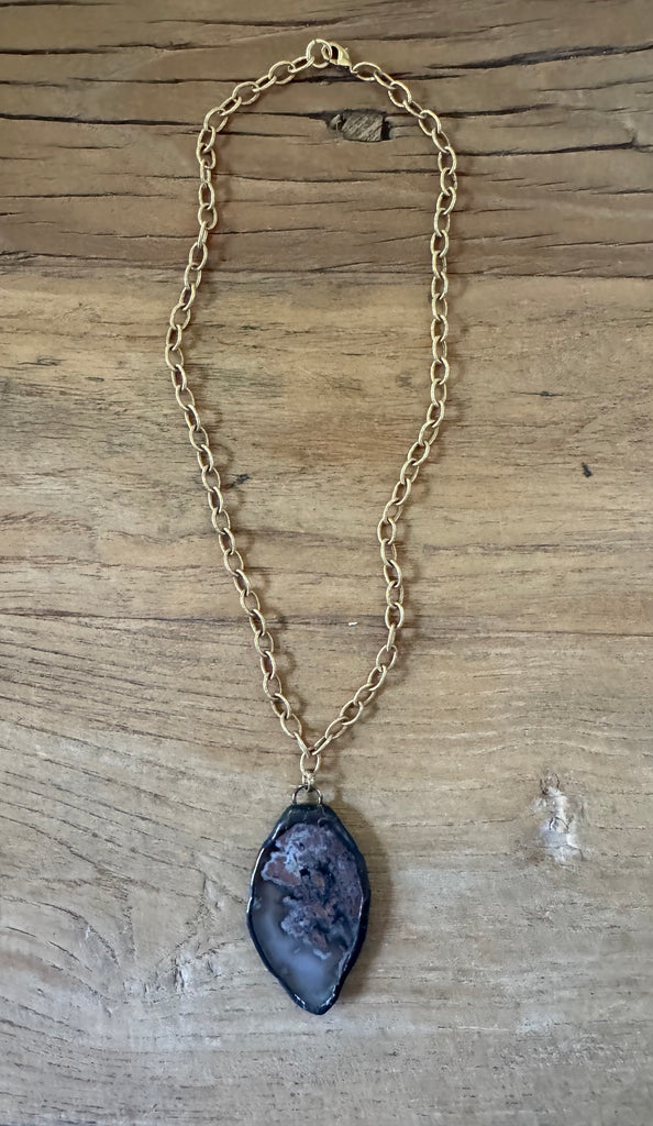 Midnight Agate Necklace
