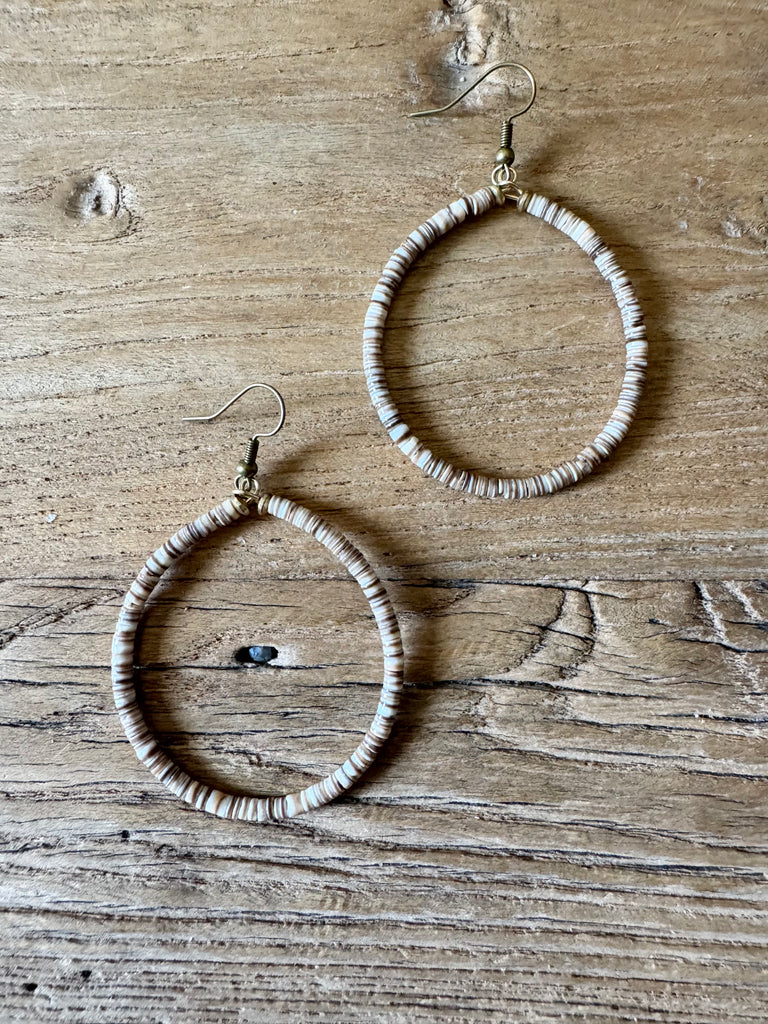 Seagrass Hoop Earrings