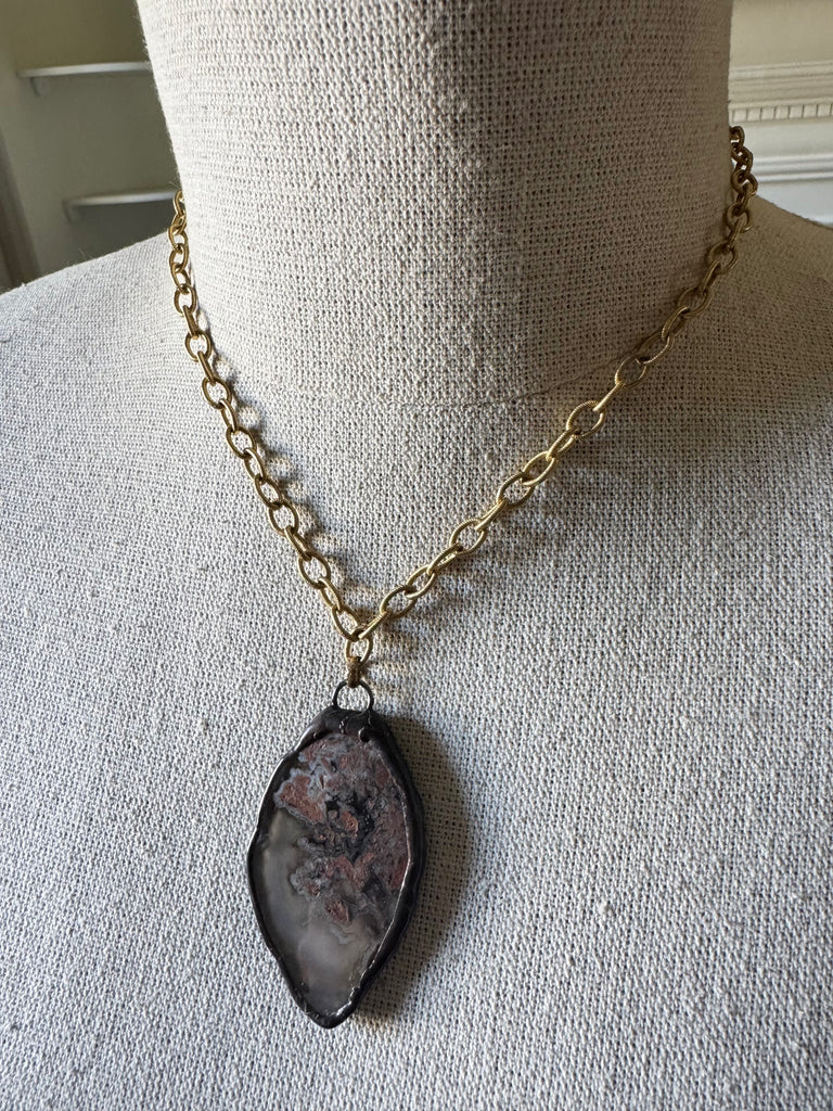 Midnight Agate Necklace
