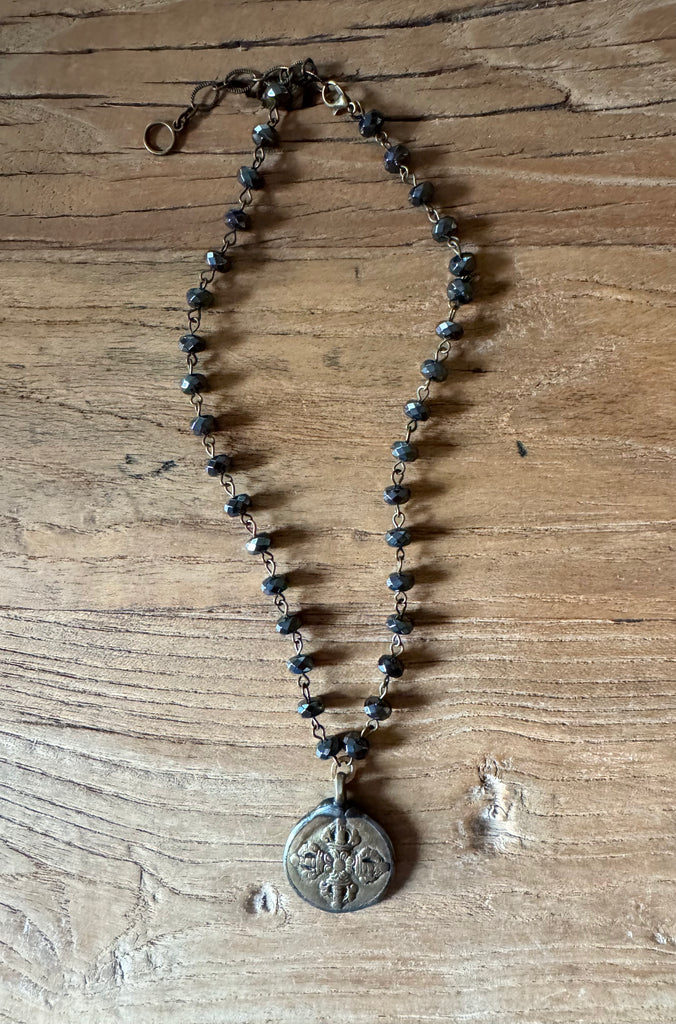 Old World Hematite Necklace