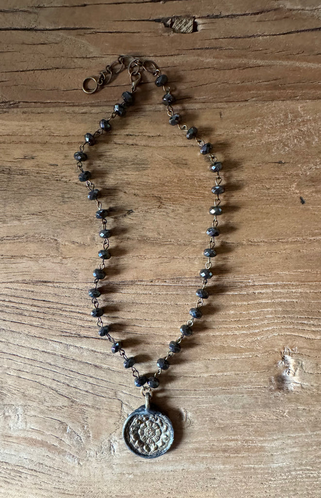 Old World Hematite Necklace