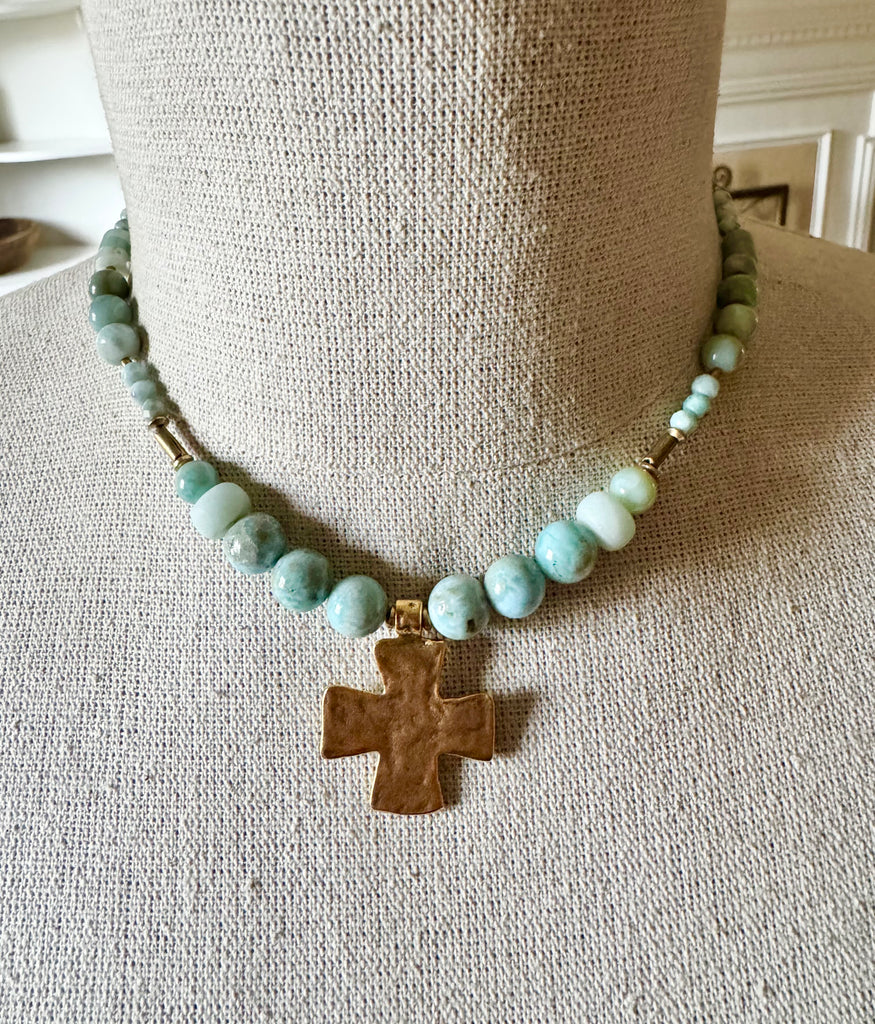 Cleo Larimar Necklace