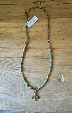Peace Dove Turquoise Necklace