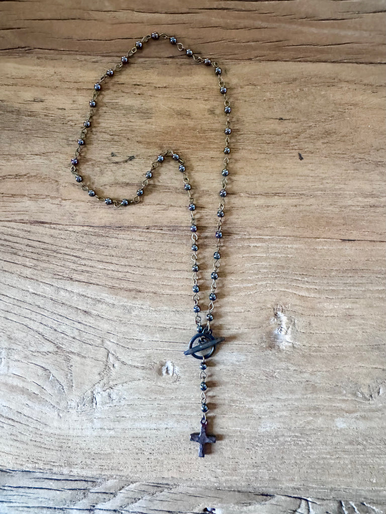 Foundry Cross Necklace