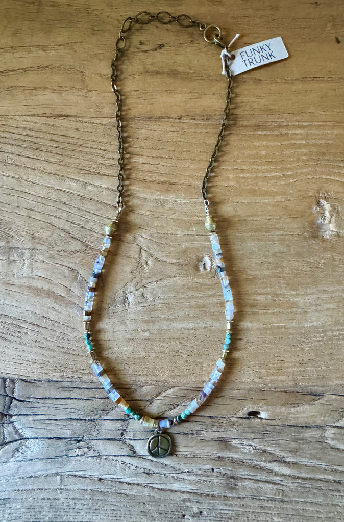 Petite Peace Necklace