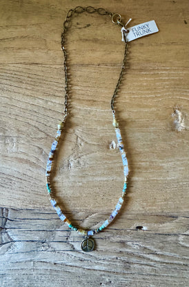 Petite Peace Necklace