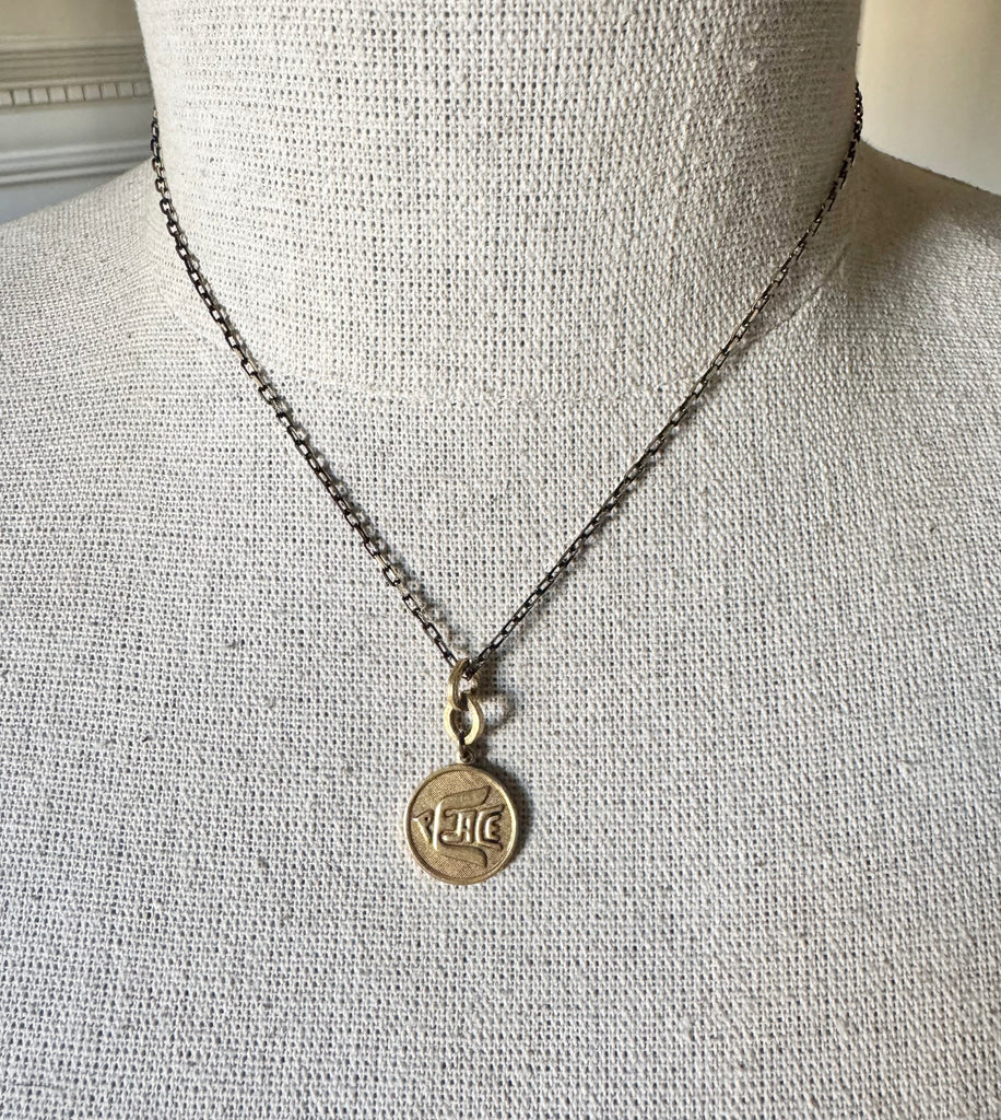 Peace Dove Circle Necklace