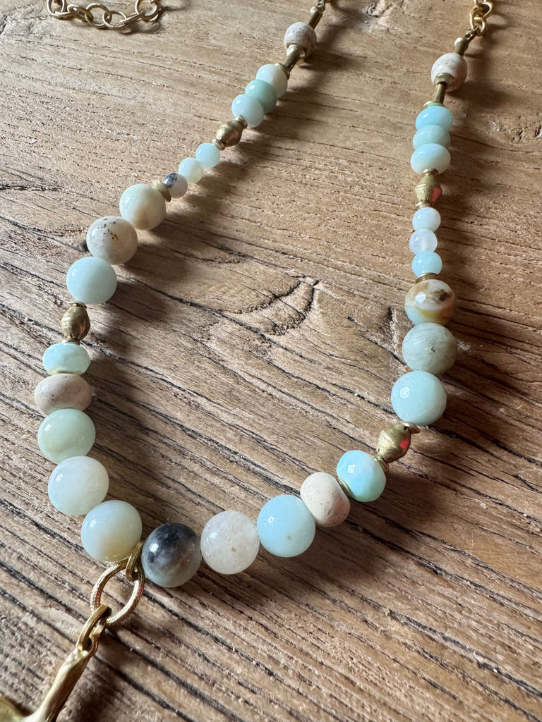 Morning Tide Cross Necklace