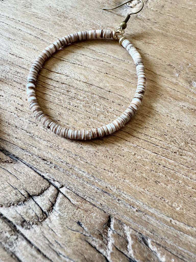 Seagrass Hoop Earrings