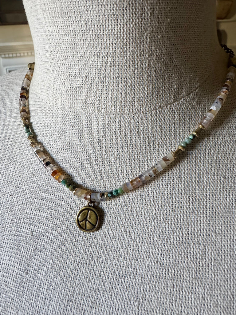 Petite Peace Necklace