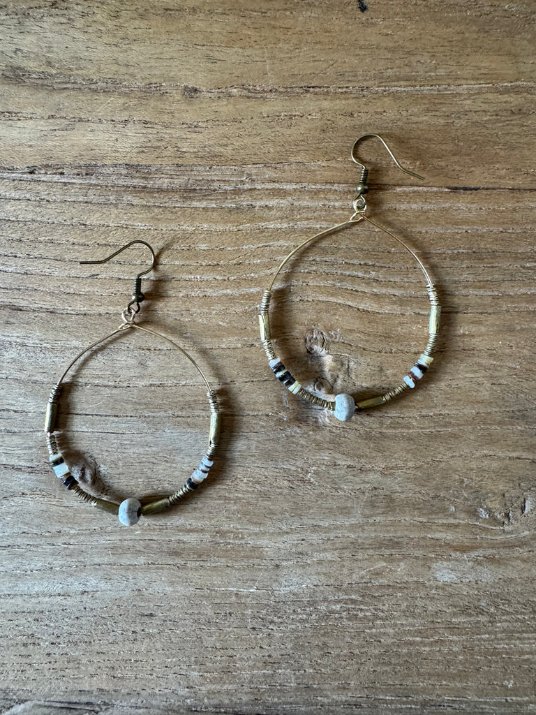 Desert Canyon Hoop Earrings