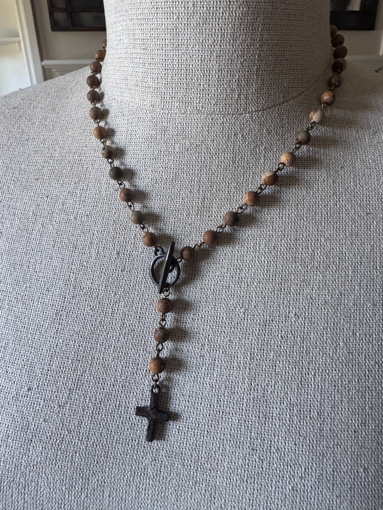 Terra Cross Necklace