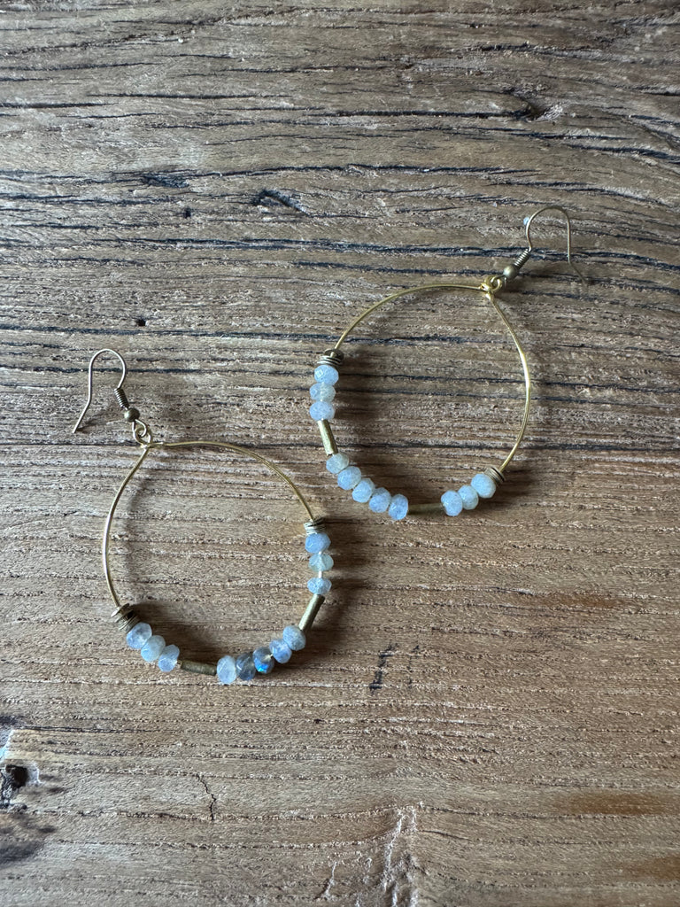 Moon Dust Hoops