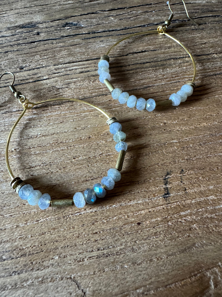 Moon Dust Hoops