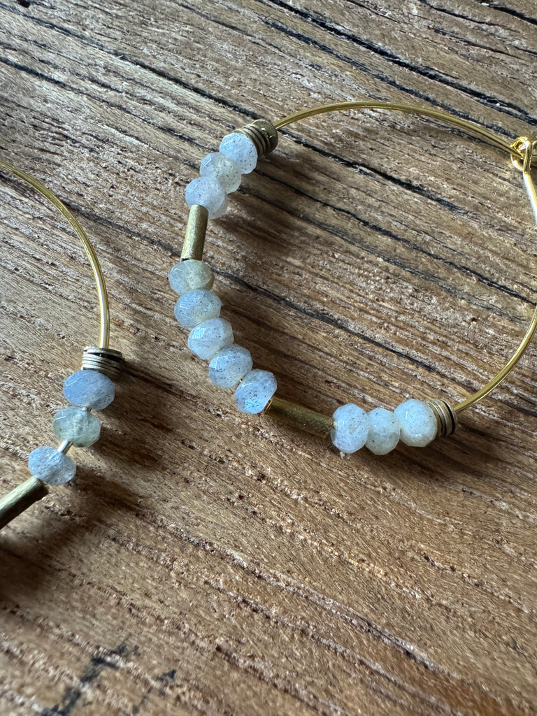 Moon Dust Hoops