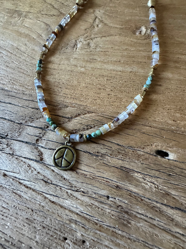Petite Peace Necklace