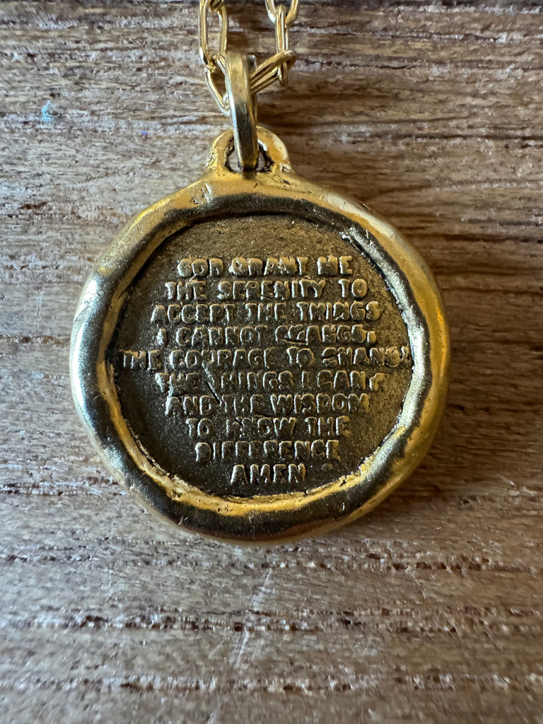 Serenity Prayer Necklace