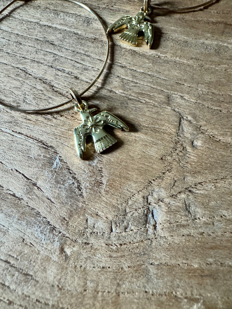 Free Bird Hoop Earrings