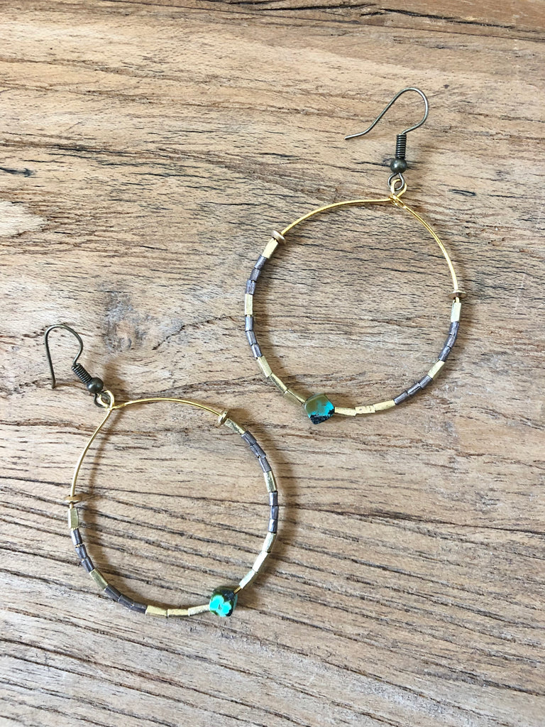 Stevie Hoop Earrings