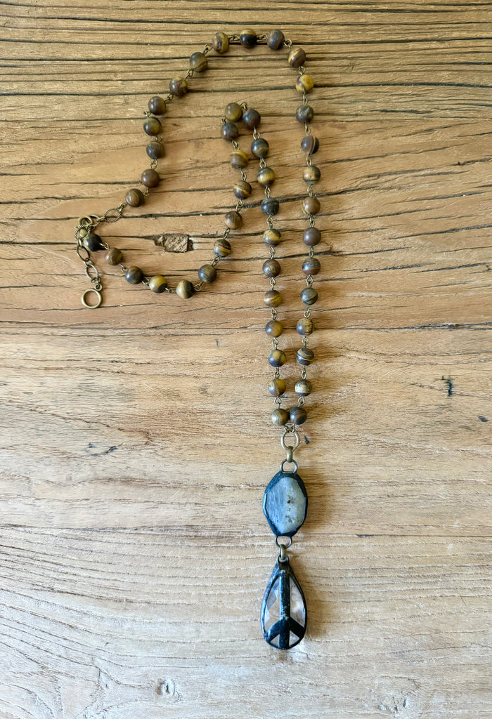 Handsoldered Peace Necklaces