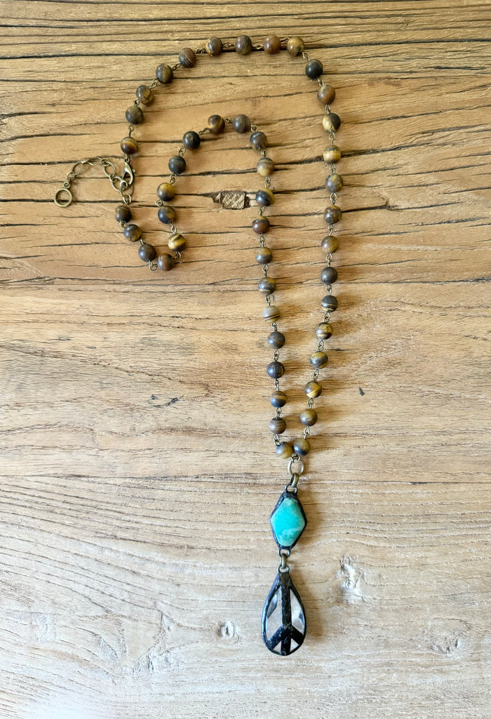 Handsoldered Peace Necklaces