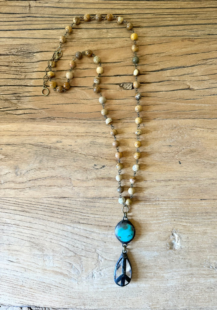 Handsoldered Peace Necklaces