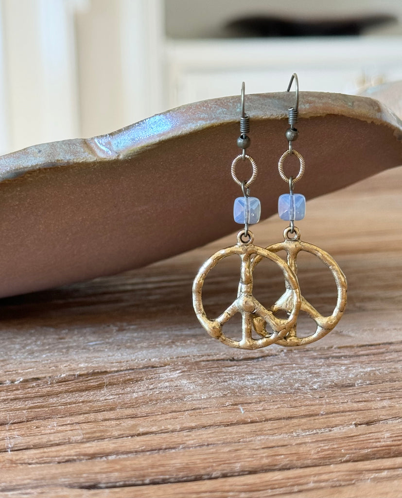 Artisan Peace Bling Earrings