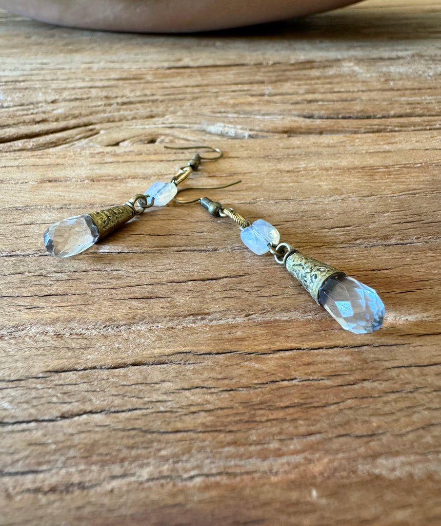 Tibetan Quartz Earrings