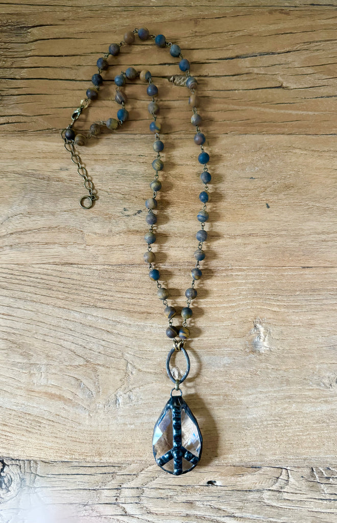 Soldered Peace Necklace