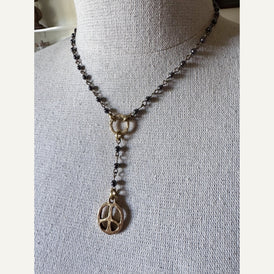 Peace & Stone Necklace
