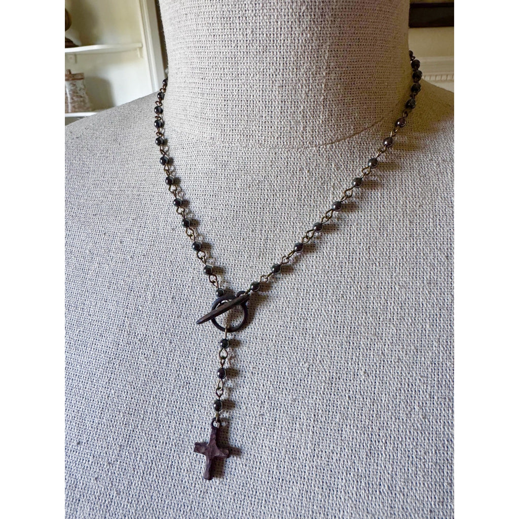 Foundry Cross Necklace