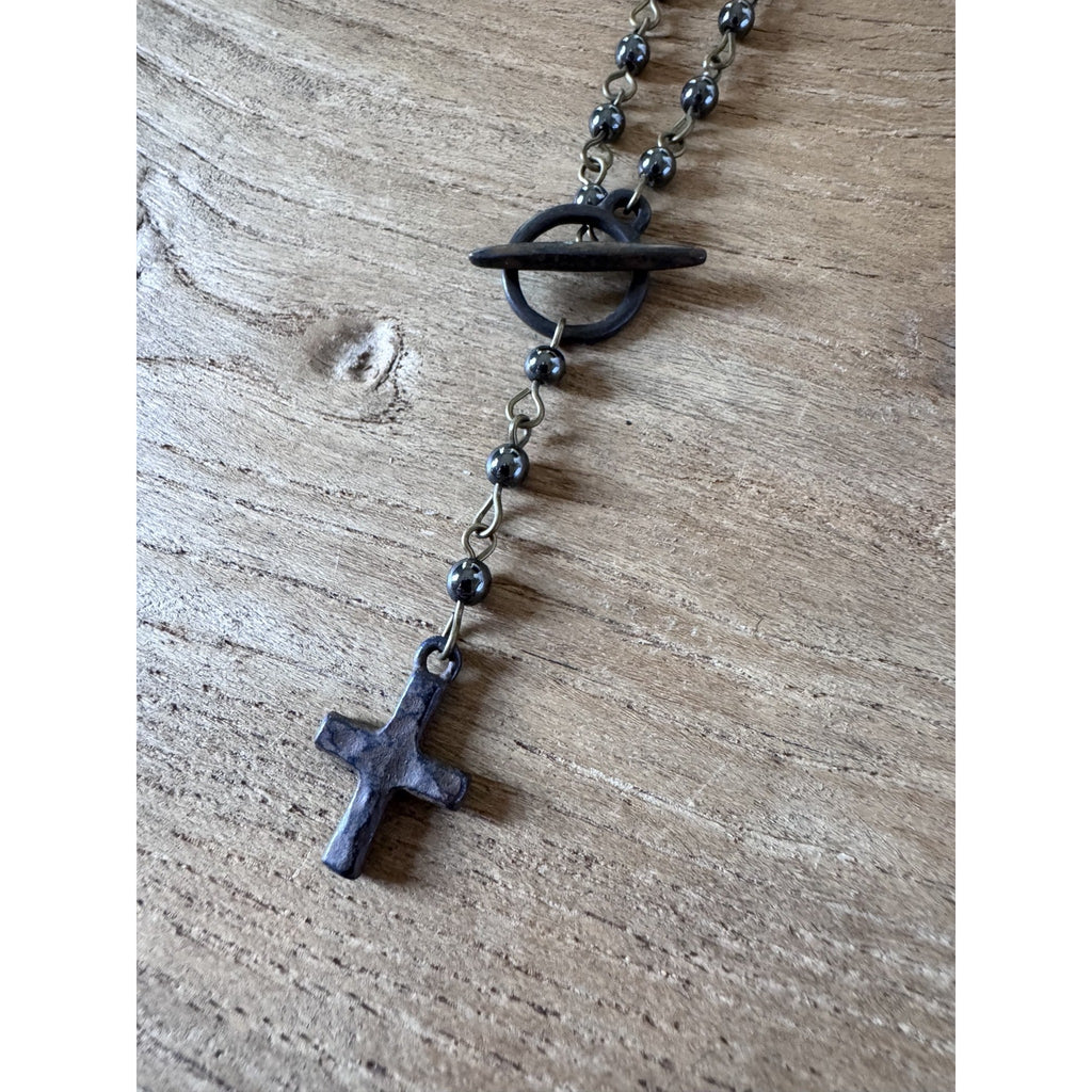 Foundry Cross Necklace