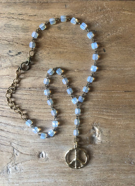 Crystal Artisan Peace Necklace