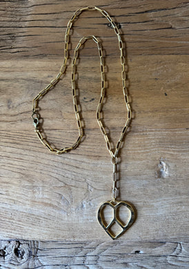 Peace & Love Necklace