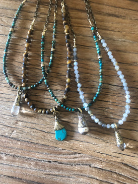 Tibetan Stone Necklaces