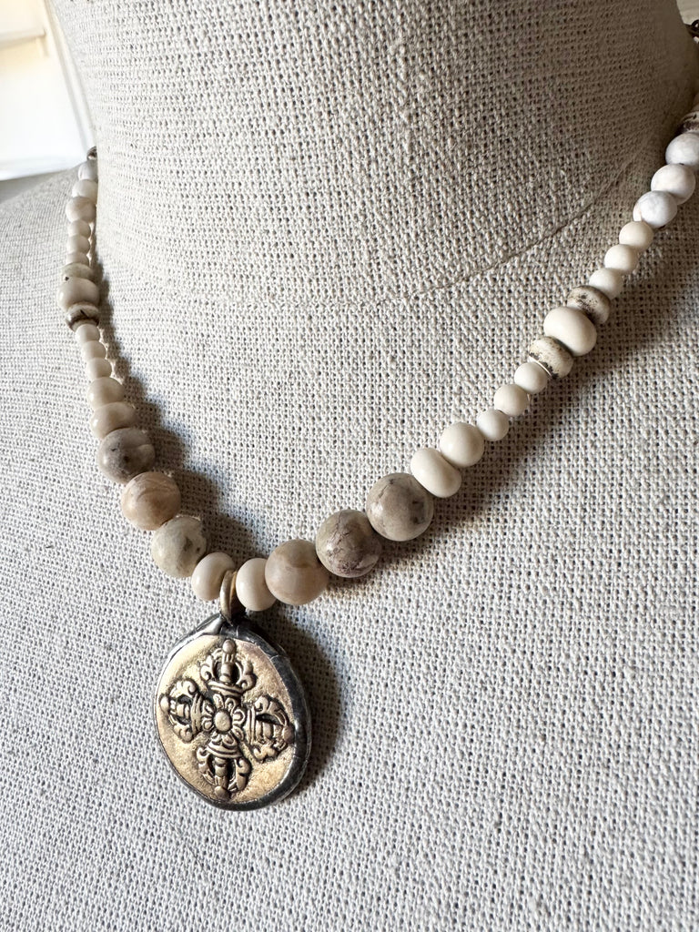 Emeline Fossil Coral Necklace