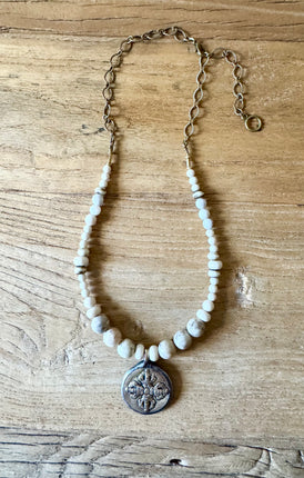 Emeline Fossil Coral Necklace