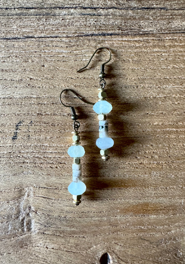 Moonstone Drop Earring