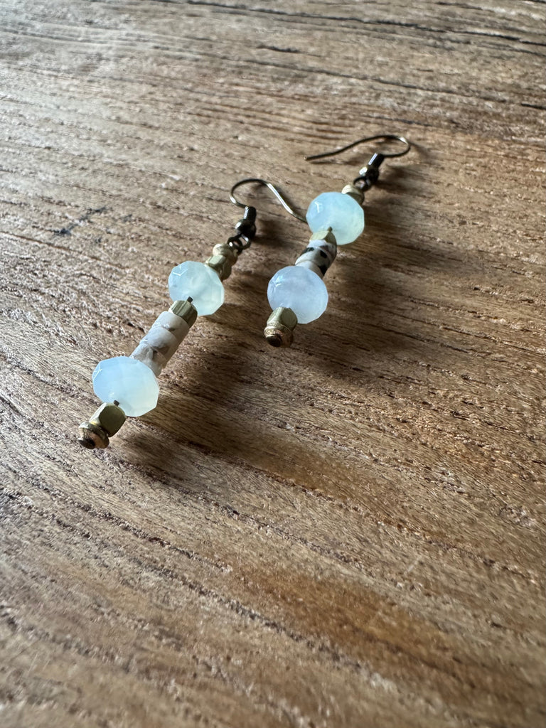 Moonstone Drop Earring