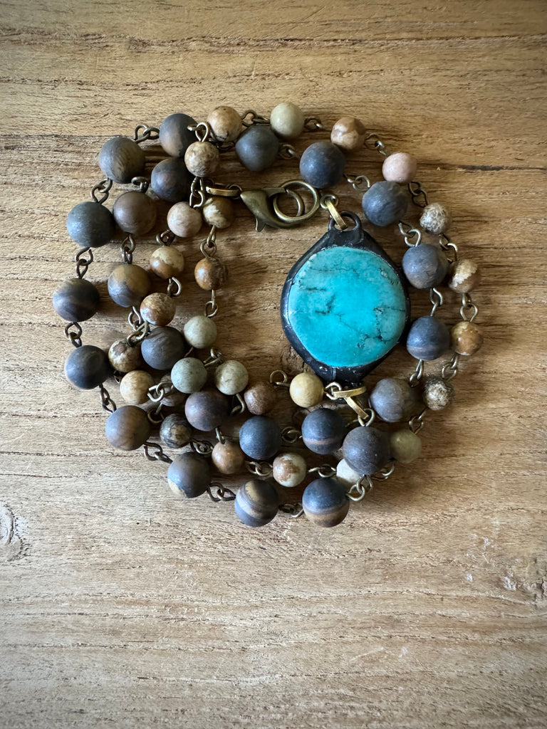 Turquoise Wrap Bracelet