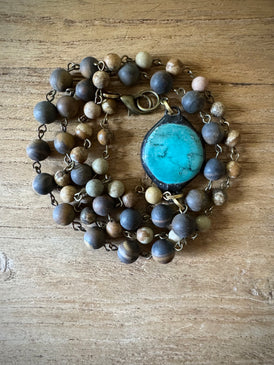 Turquoise Wrap Bracelet