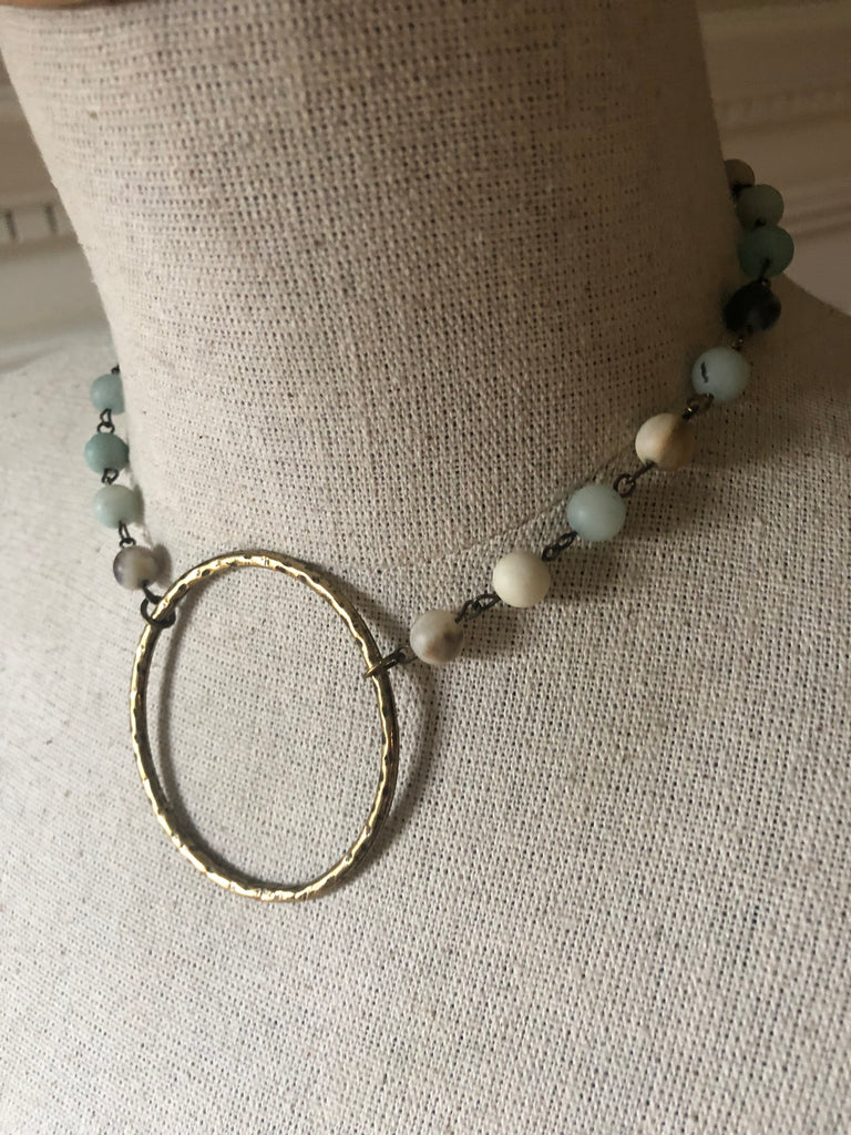 Full Circle Stone Stunner Necklace