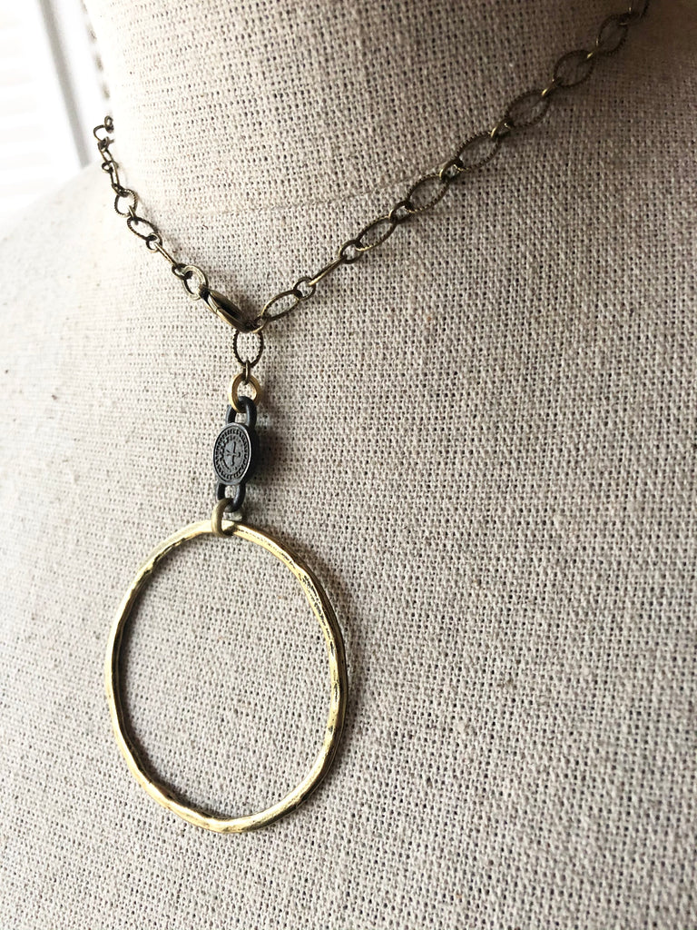 Full Circle Rustic Necklace