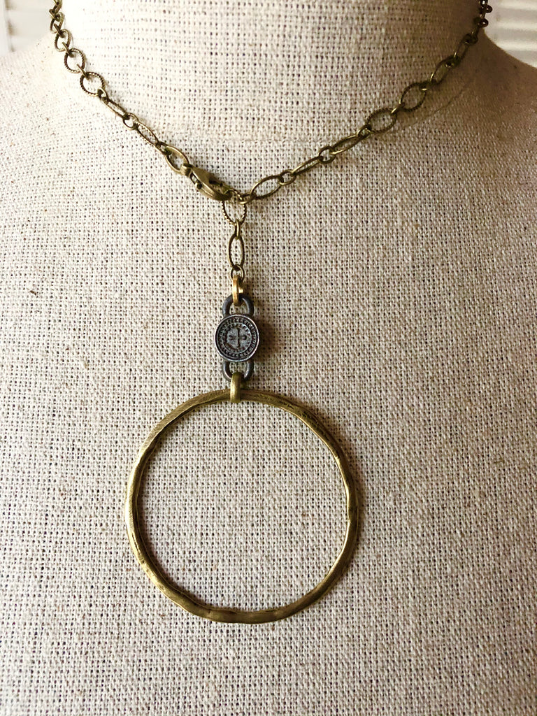 Full Circle Rustic Necklace